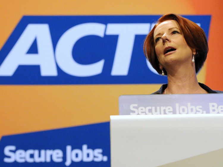 Australian Prime Minister Julia Gillard