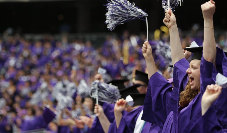 New York University Holds Commencement Ceremony At Yankee Stadium