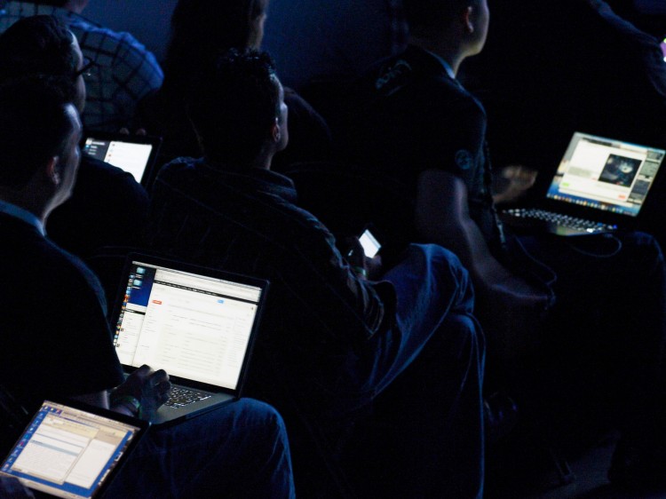 Conference Attendees on Computers