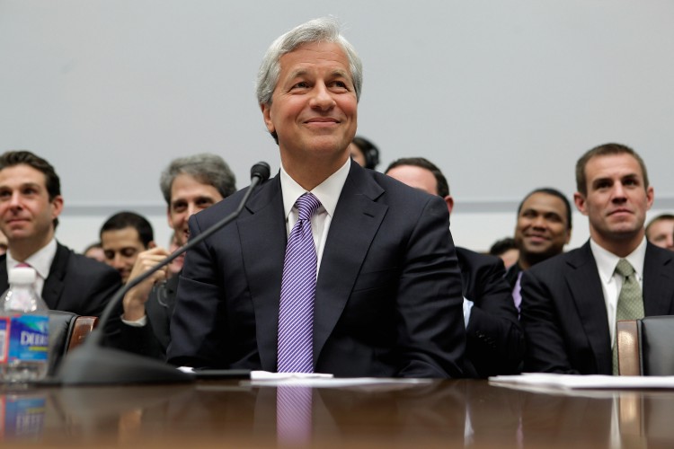 JPMorgan Chase & Co. chairman and CEO Jamie Dimon testifies before the House Financial Services Committee on June 19 in Washington