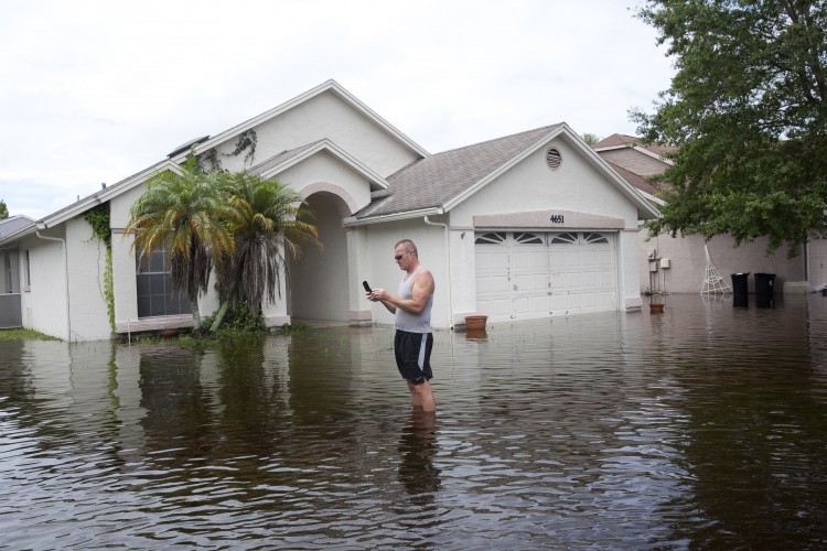 Tropical Storm Debby Causes Coastal Flooding On Florida's Gulf Coast