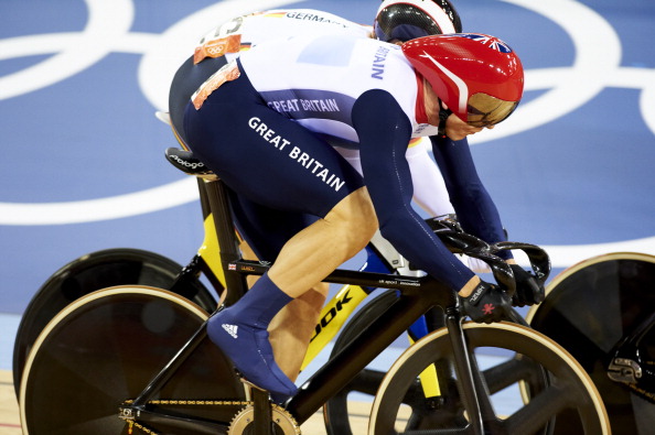 Chris Hoy - Men's Keirin Final at Olympic Velodrome. 2012