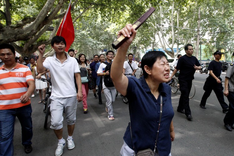 CHINA-JAPAN-DIPLOMACY-DISPUTE-PROTESTS