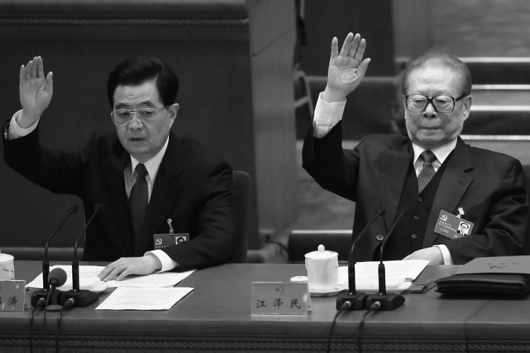 Outoing Chinese Communist Party head Hu Jintao