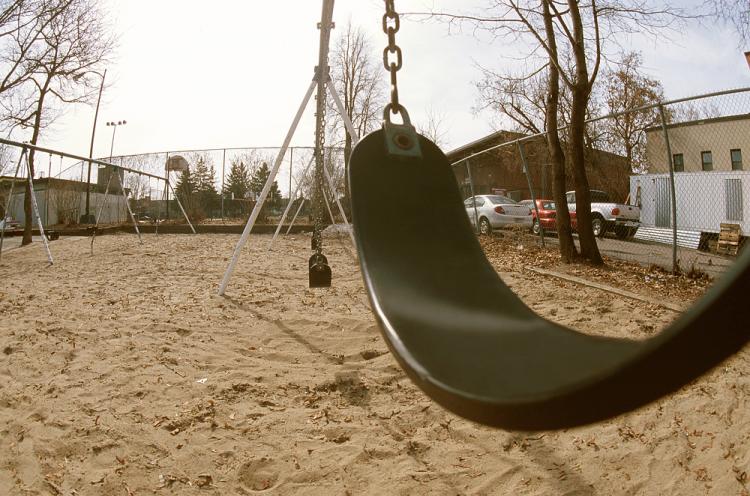 Playground equipment can get hot enough to hurt children.  (Photos.com)