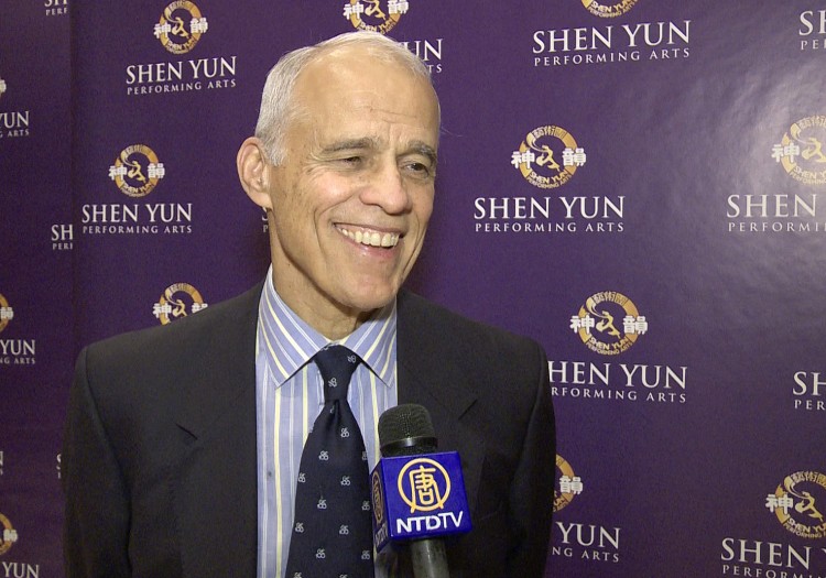 Bill Needham, an investment banker and independent director of Golden Hope Mines Limited, enjoyed Shen Yun Performing Arts at Lincoln Center on Saturday. (Courtesy of NTD Television)