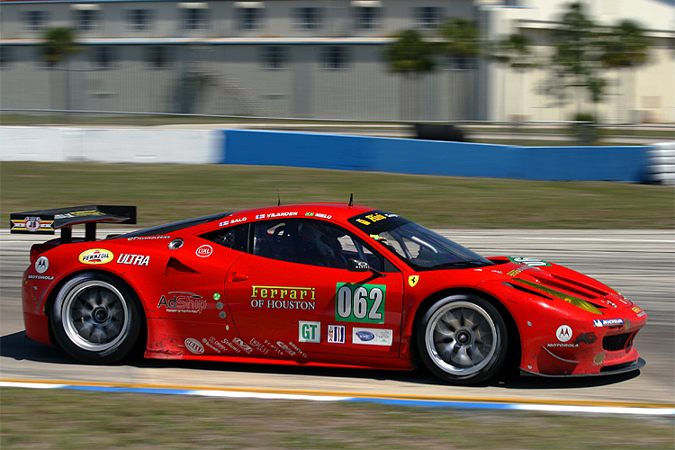Risi Ferraris have been a mainstay and a fan favorite in the American Le Mans Series for a decade. They were missed and will be welcomed back joyously. (James Fish/The Epoch Times)