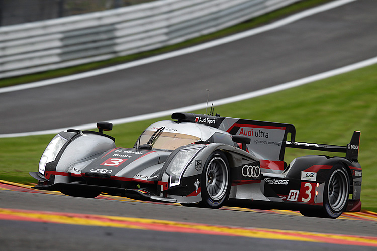Marc Gené showed his worth as a replacement for Timo Bernhard when he co-drove the #3 Audi R18 Ultra to victory at the Spa Six Hours. (Audi Motorsport)