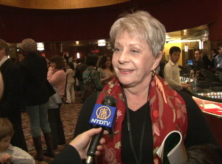 'I think the dancers are fantastic,' said Ms. Robins after Shen Yun's performance at Radio City Music Hall. (NTDTV)