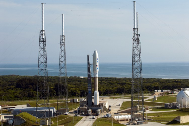 READY: The Juno probe in Cape Canaveral, Fla., will launch on Friday at 11:34 EDT. Juno's principal goal is to understand Jupiter's origin and evolution, and NASA hopes the Jupiter explorer will provide answers as to how planetary systems are put together. (NASA)
