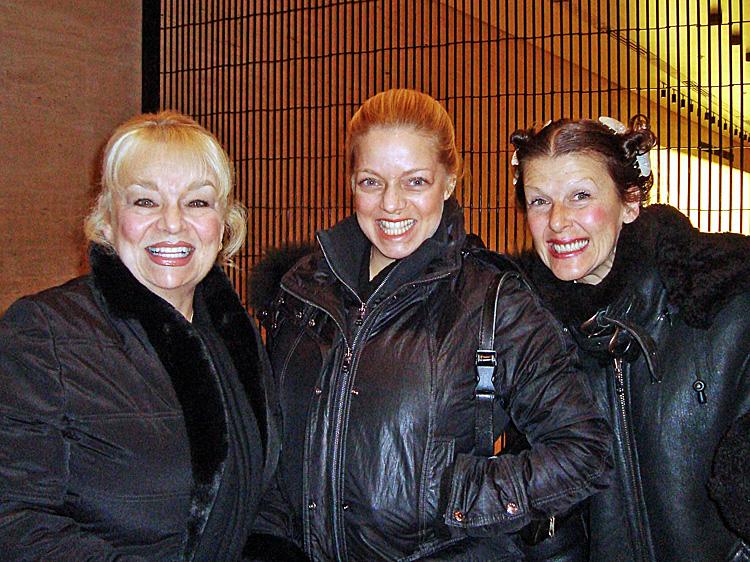 (L-R) Carol Mamara, Dina Michelle, and Hally Hung were at Shen Yun Performing Arts' full-house performance at the Lincoln Center's David H. Koch Theater on Sunday afternoon. (Pamela Tsai/The Epoch Times)