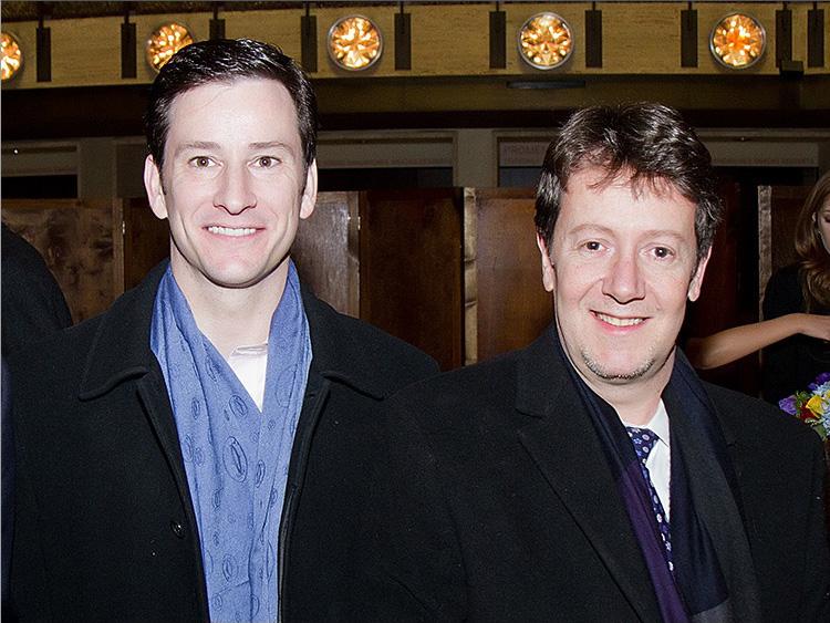 Lae Xavier and Peter Dommer at Lincoln Centre's David H. Koch Theatre following the Premiere of Shen Yun Performing Arts on Jan. 6, 2011. (Seth Holehouse/The Epoch Times)