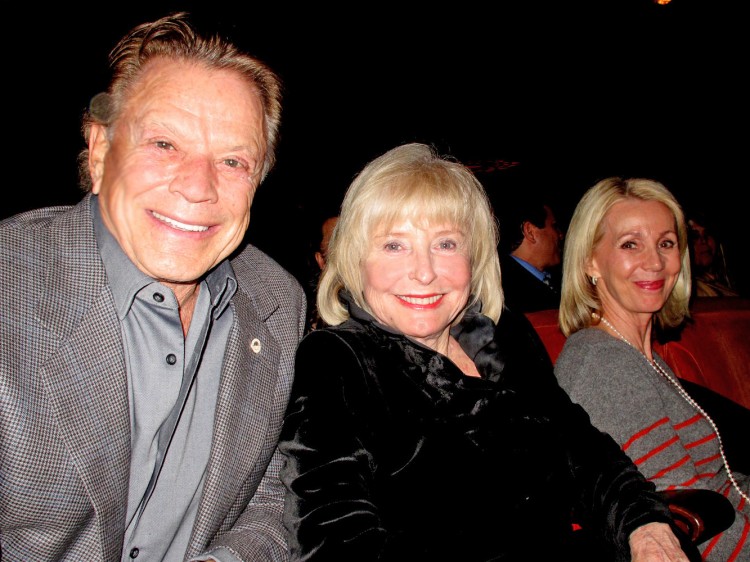 Anita Del Grande (C) and her husband Kevan (L) at Shen Yun
