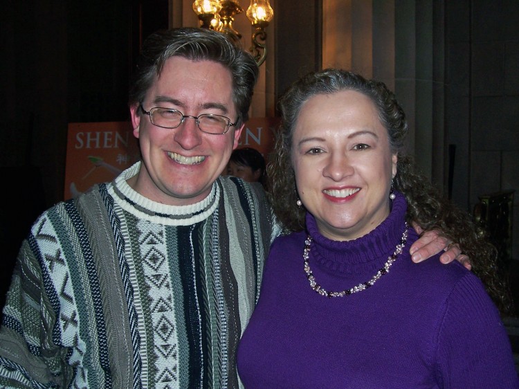 Mrs. Hoot and her husband, Daryl at Shen Yun Mrs. Hoot and her husband, Daryl at Shen Yun