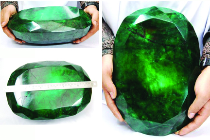 Teodora, the world's largest emerald,