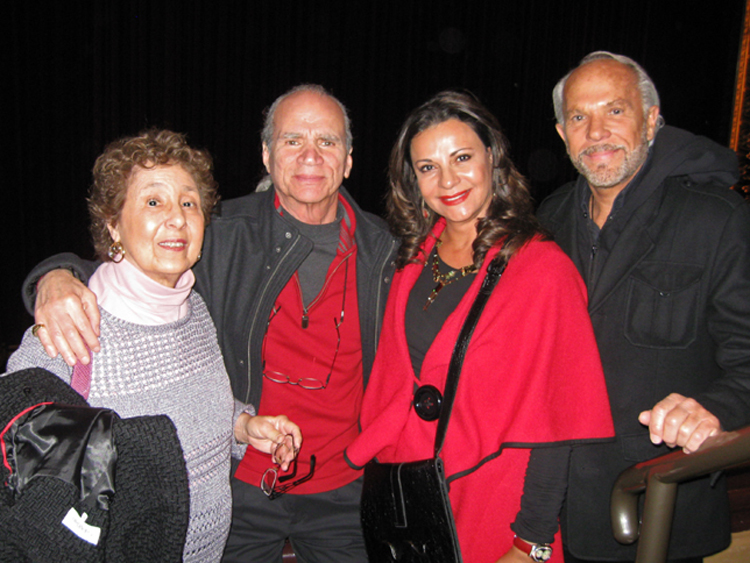Left to right: Joyce and Charles Brandt, Galia and Milton Movitz