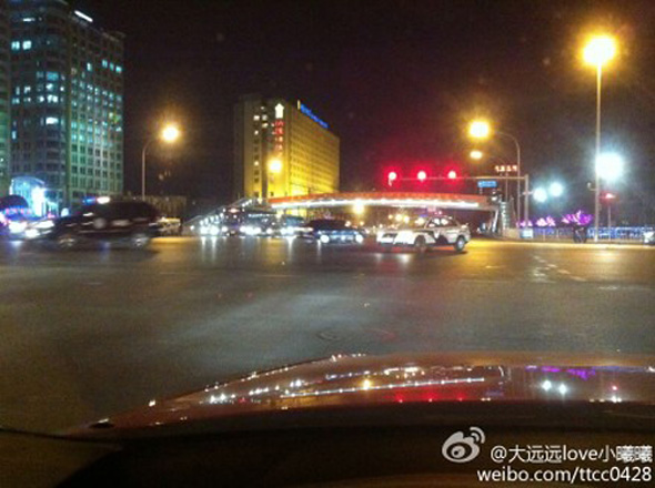 A variety of police on Changan Street in Beijing