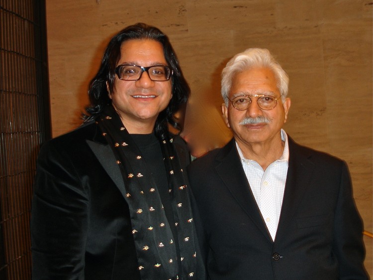 Dr. T. Rajiv Juneja M.D., M.S. and his father attend Shen Yun