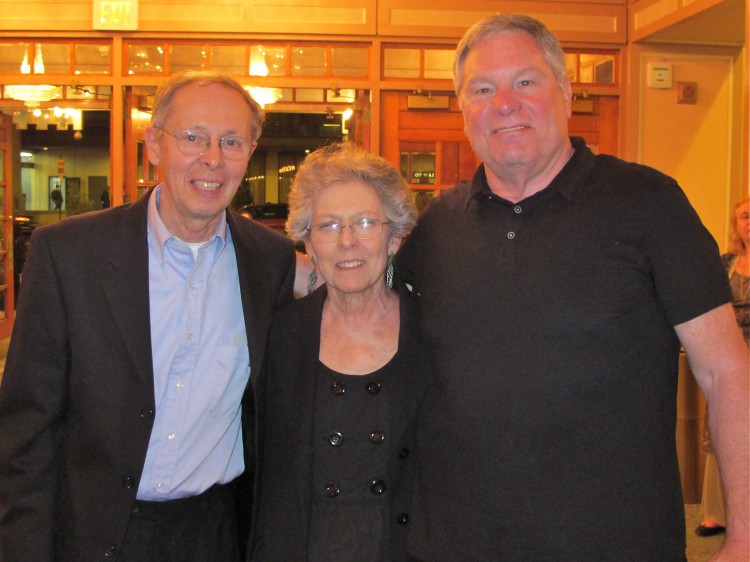 Bob Dichico, Kathy and John Woods (R) attend Shen Yun