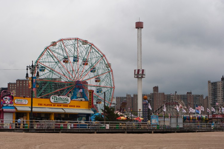 A recent photo of Coney Island