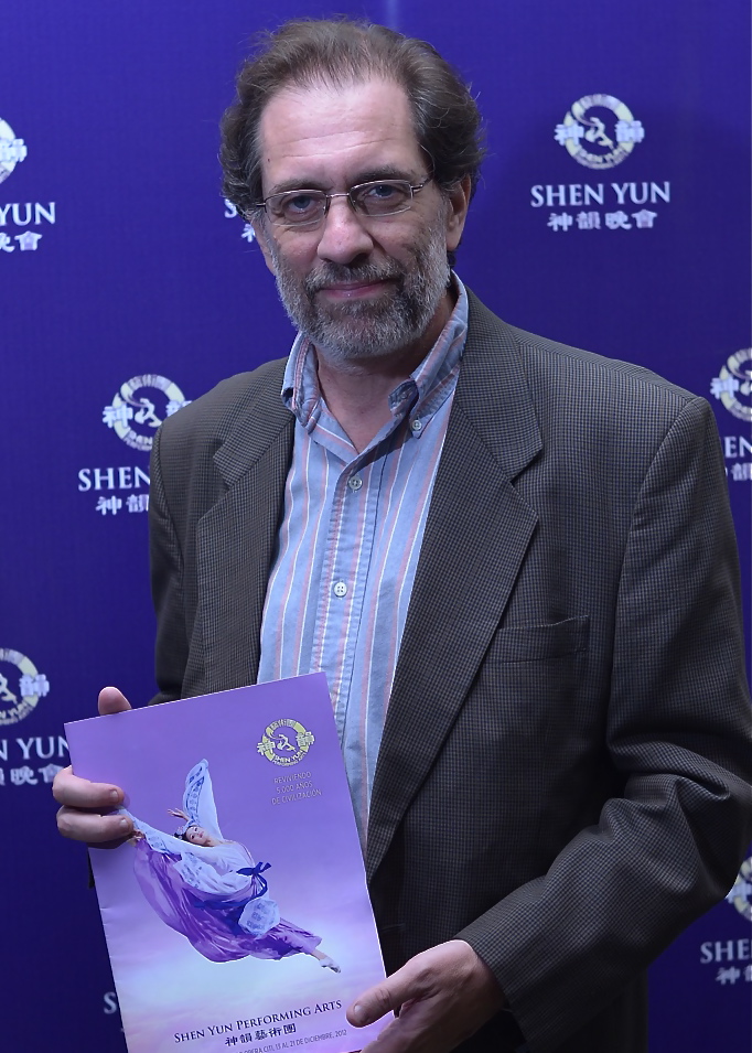 Mr. Marcelo Stiletano attend Shen Yun Performing Arts