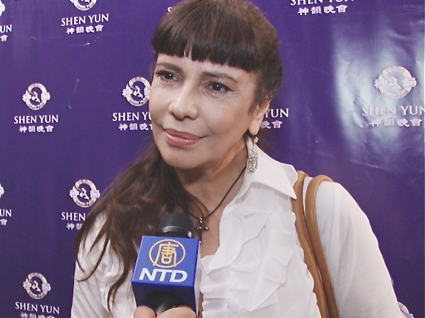 Ms. Susana Romero after attending Shen Yun Performing Arts