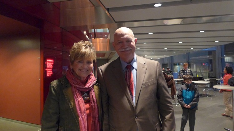 Peggy and Andy Anderson attend Shen Yun Performing Arts at the Winspear Opera House in Dallas on Jan. 2. (Hannah Cai/The Epoch Times)