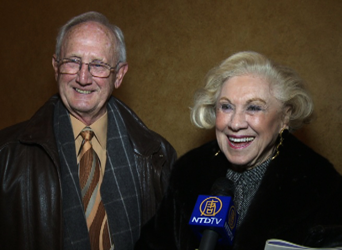 Jerry Miller, manager of private country clubs and his wife, Cornelia, took in Shen Yun Performing Arts at the Detroit Opera House, Jan. 24. 