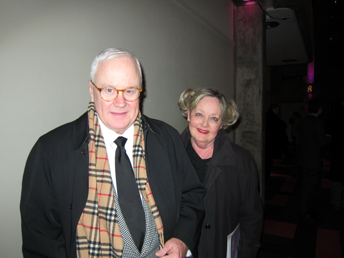 Mr. and Mrs. Born at intermission of Shen Yun Performing Arts at the Clowes Memorial Hall on Jan. 5, 2013. (Photo by Valerie Avore/The Epoch Times)