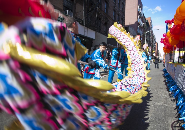 NY China Town Parade Dragon  