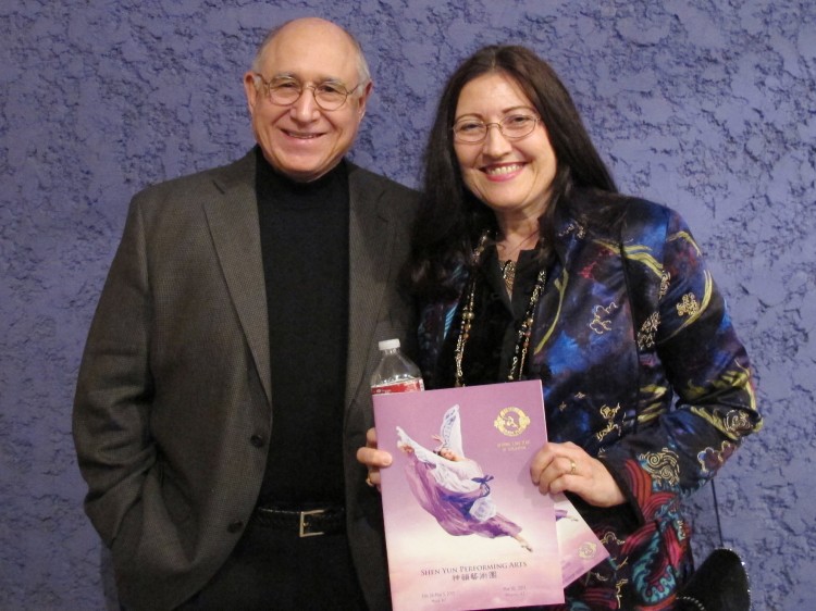 Greg Knowlton and his wife, Wlatka, enjoyed an evening at Shen Yun