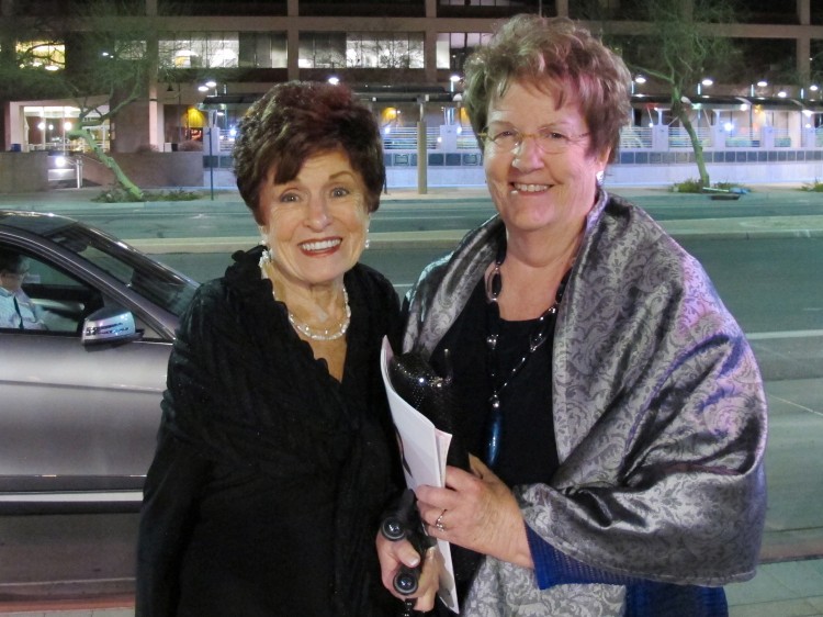 Janna Gage and her friend Marie Billings attend Shen Yun