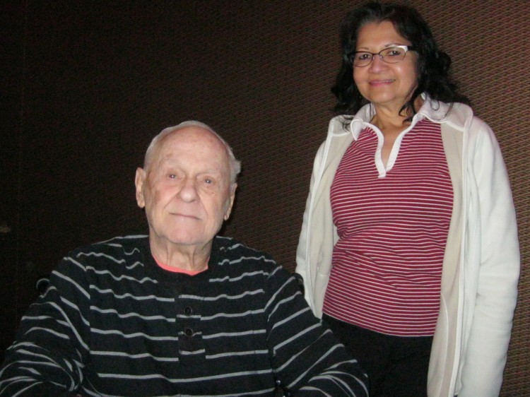 Retired businessman Walter Davis with Lita Camacho attends Shen Yun