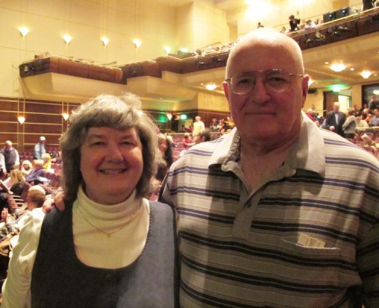 Mr. and Mrs. Collins enjoyed Shen Yun's performance in St. Louis. (The Epoch Times)