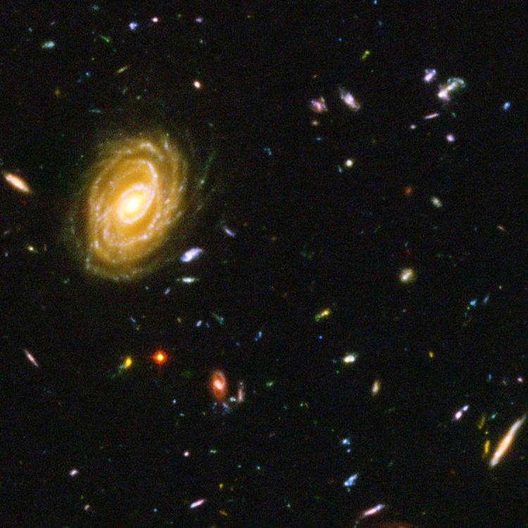 This Hubble photograph is a composite of a million one-second exposures, revealing galaxies from the time shortly after the big bang. But was this really the beginning of the universe, or merely a stage in its development?  (NASA/Getty Images)