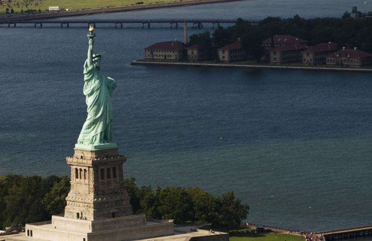 STATUE OF LIBERTY: A copper chunk designed to create the Statue of Liberty's nose in a 1980s restoration will be auctioned off in September. (The Epoch Times) STATUE OF LIBERTY: A copper chunk designed to create the Statue of Liberty's nose in a 1980s restoration will be auctioned off in September. (The Epoch Times)