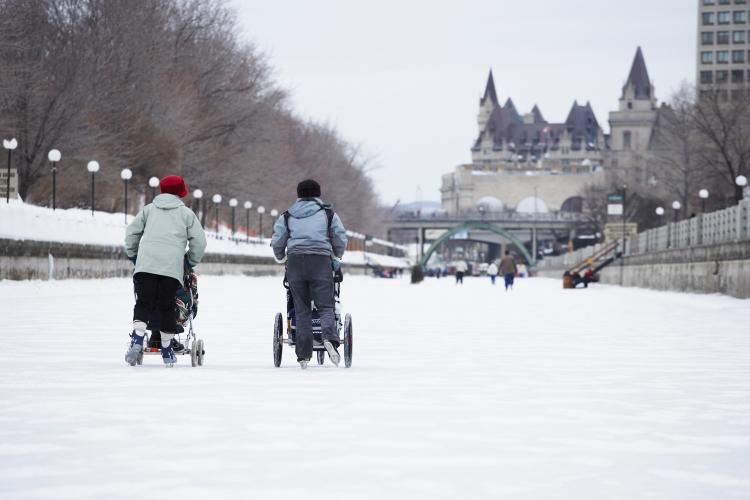 Ice-skating during the winter is one of manÃ¢ï¿½ï¿½s ways to follow the course of the seasons. (Photos.com)