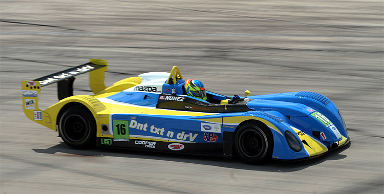 Tristan Nunez set several records, including youngest IMSA Lites winner, at Sebring. He hopes to continue his success in Utah. (James Fish/The Epoch Times)