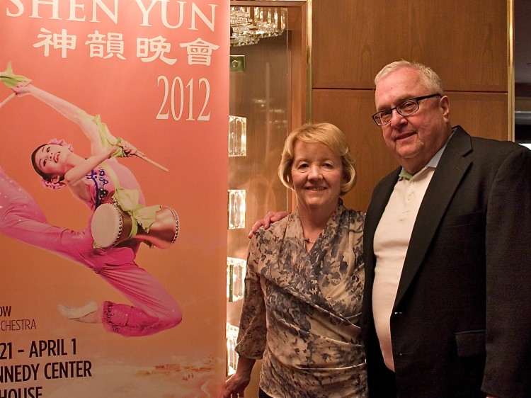 Sue and Jene Tonkinson attend Shen Yun Performing Arts