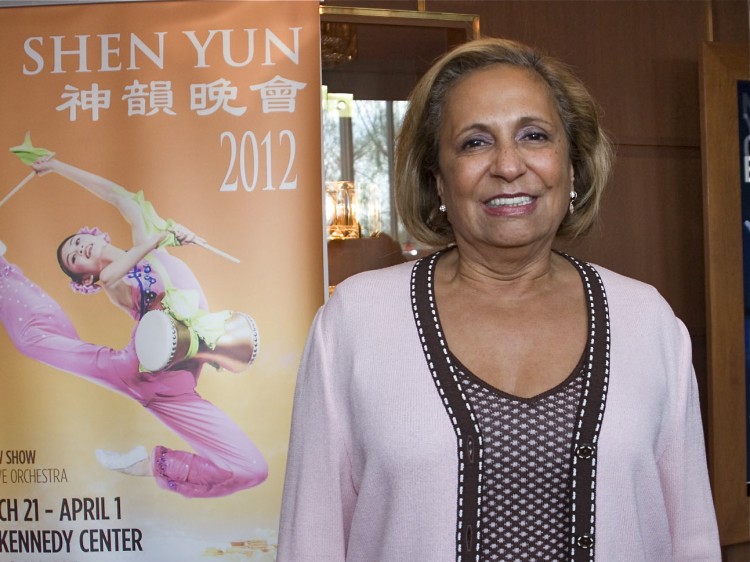 Cathy Hughes attends Shen Yun Performing Arts in Washington
