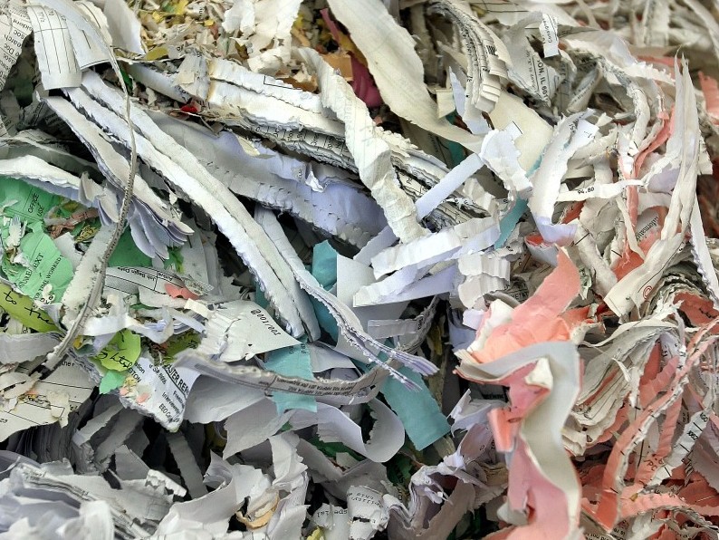 Shredded documents