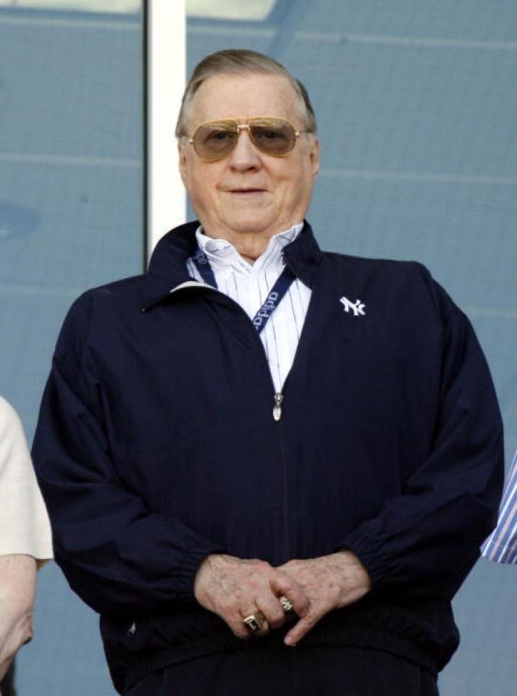 New York Yankees owner George Steinbrenner who led the Yankees to seven World Series championships, died from a heart attack in his home in Tampa, Florida at the age of 80.  (Eliot J. Schechter/Getty Images)