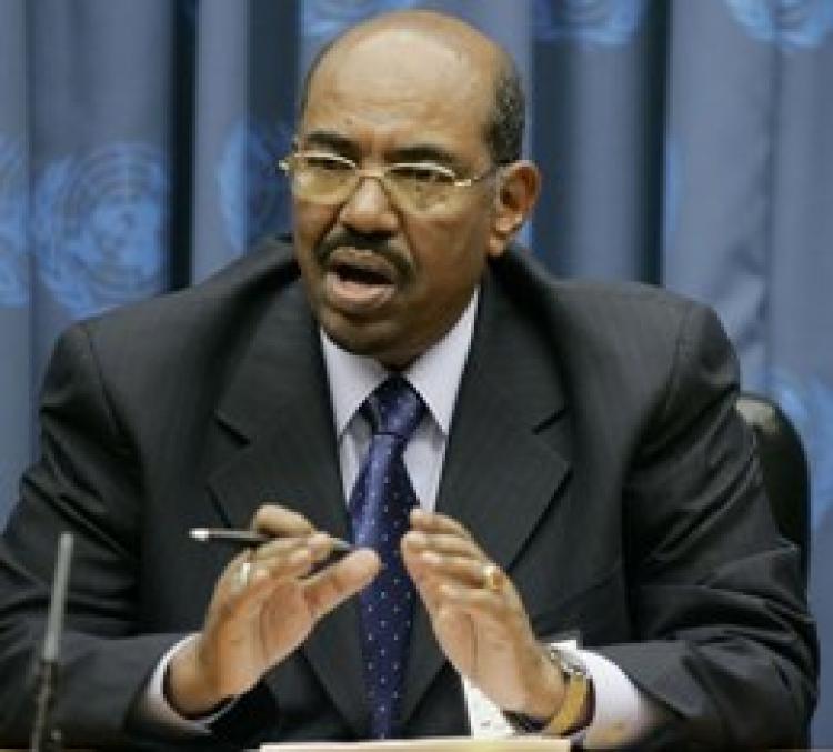 Sudanese President Omar Hassan al-Bashir speaks at the UN. (Stephen Chernin/Getty Images)