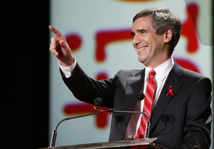 Liberal leader Michael Ignatieff, one of several officials who spoke out against Israeli Apartheid Week, said the event makes Jewish and Israeli students feel ostracized and physically threatened. (David Boily/AFP/Getty Images)