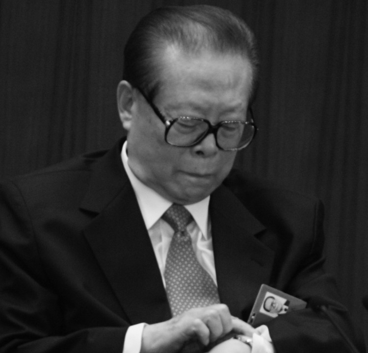 Former Chinese regime head Jiang Zemin