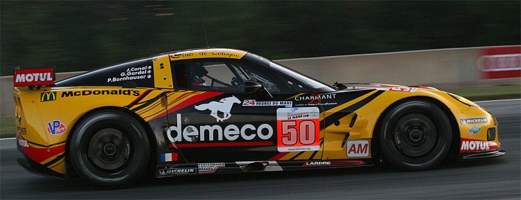 Larbre Corvette captured the GTE-Am crown at Petit Le Mans. (James Fish/The Epoch Times)