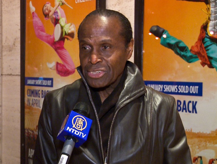  Dancer Randy Jason Grant at Shen Yun Performing Arts at Lincoln Center on Friday. (Courtesy of NTD Television)