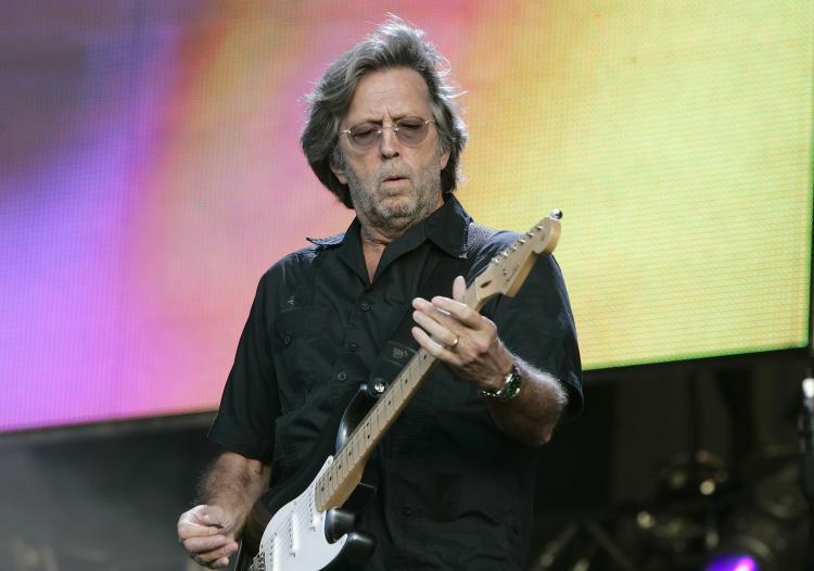 Eric Clapton performing in 2008 at The Hard Rock Calling Festival in London, England. The blues-rock guitarist and singer-songwriter, will release his 19th studio album, entitled 'Clapton'  on Monday, September 27. (by Jo Hale/Getty Images)