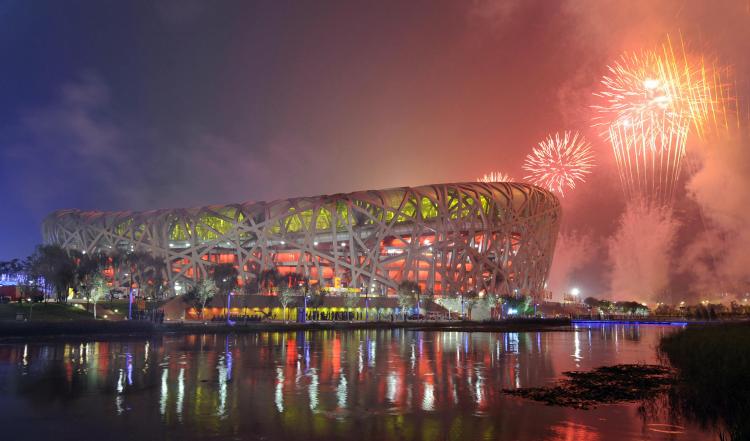 The National Stadium, also known as the 'Bird's Nest'. (Axel Shmidt/AFP/Getty Images)