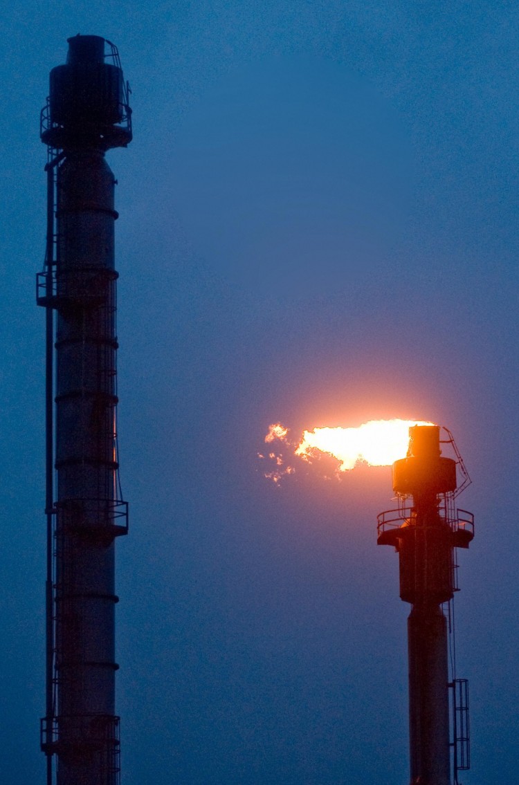 The Murphy Oil refinery in New Orleans.  (Matthew Hinton/AFP/Getty Images)